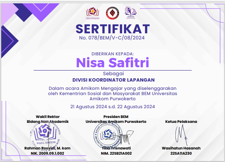 Divisi koordinator lapangan